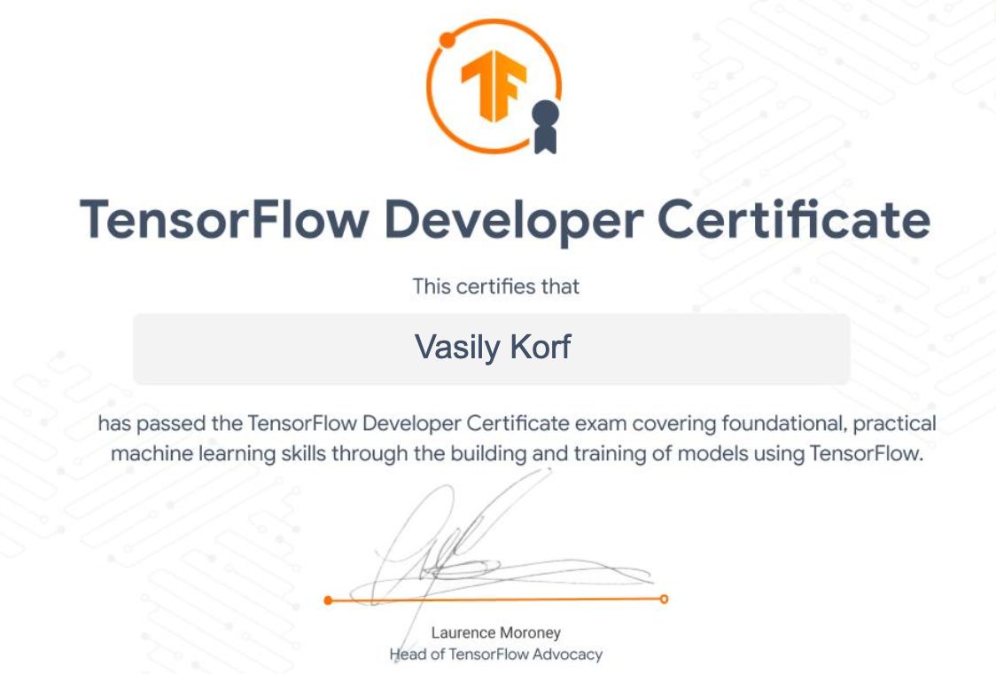 Learning Path to TensorFlow Developer Certification